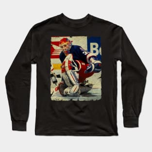 Nikolai Khabibulin, 1996 in Winnipeg Jets (2 Shutouts) Long Sleeve T-Shirt